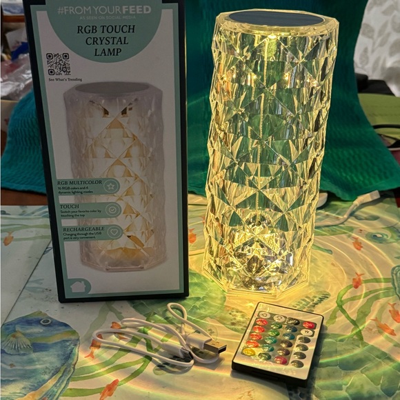 New RGB Touch Crystal Lamp - Picture 8 of 12